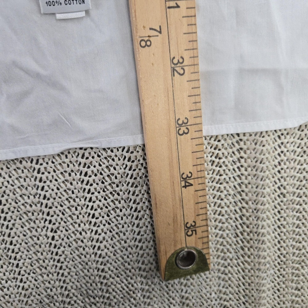 T.M. Lewin Tuxedo Shirt Mens 16.5 34/35 White Eveningwear French Cuff Dress - Picture 10 of 12